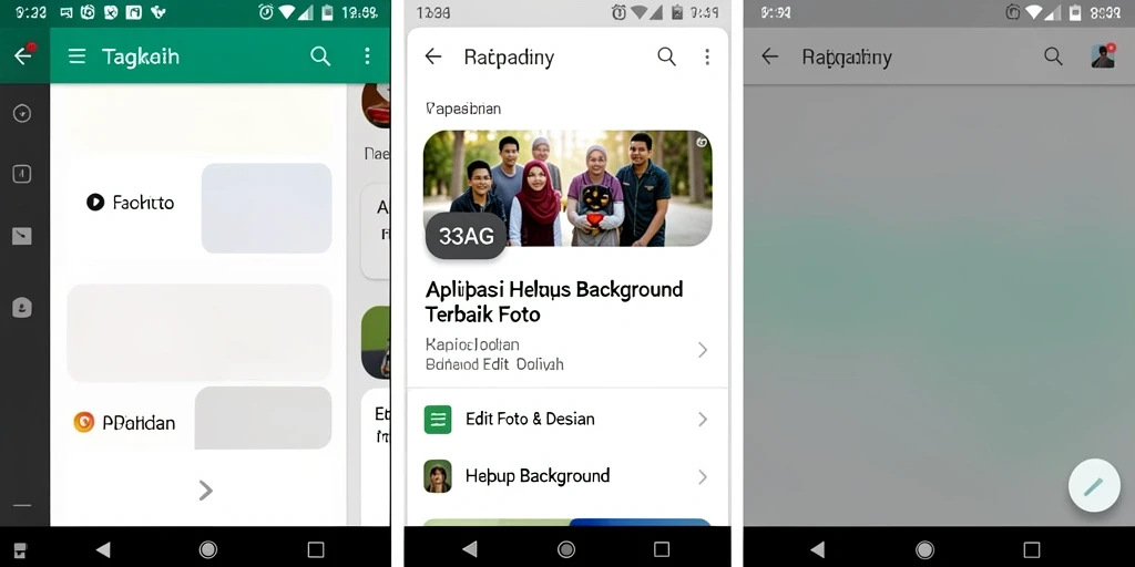 Tampilan antarmuka aplikasi 33AG menampilkan fitur Hapus Background yang mudah digunakan.