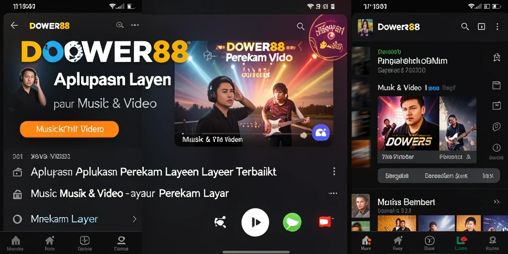 Tampilan antarmuka DOWER88 yang sederhana dan fungsional.