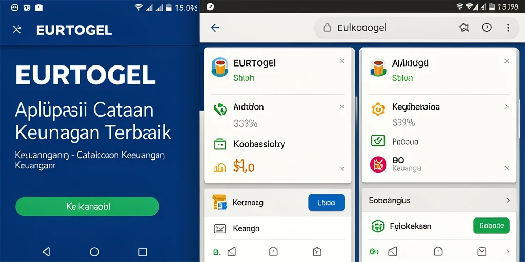 Tampilan antarmuka aplikasi EUROTOGEL untuk Catatan Keuangan.