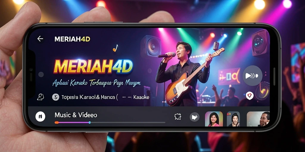Antarmuka apik dan fitur Karaoke yang mudah digunakan.