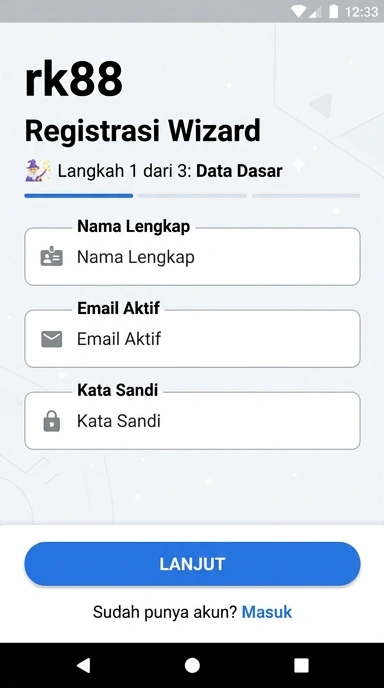Daftar akun rk88 dengan mudah dan cepat